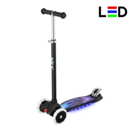 HLB1310 LED HULAJNOGA DZIECIĘCA CZARNA NILS FUN NILS FUN