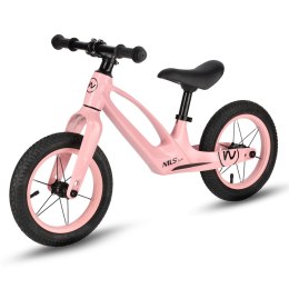 RB901 LED ROWEREK BIEGOWY KOŁA POMPOWANE 12'' RÓŻOWY NILS FUN NILS FUN