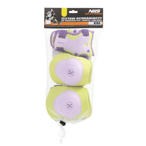 H704 FIOLETOWO-LIMONKOWY ROZM. M ZESTAW OCHRANIACZY NILS EXTREME NILS EXTREME H704 FIOLETOWO-LIMONKOWY ROZM. M ZESTAW OCHRANIACZY NILS EXTREME NILS EXTREME