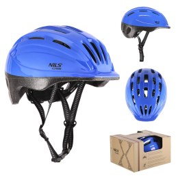 MTV62J NIEBIESKI ROZM. M(52-56CM) KASK DZIECIĘCY NILS EXTREME NILS EXTREME