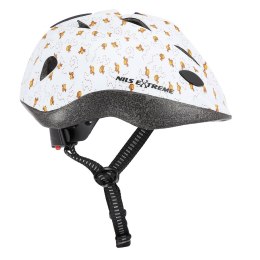 MTV65 BIAŁY ROZM. S (47-55 cm) KASK DZIECIĘCY NILS EXTREME NILS EXTREME
