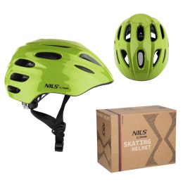 MTW01 LED ZIELONY ROZM. XS (43-49 cm) KASK NILS EXTREME NILS EXTREME