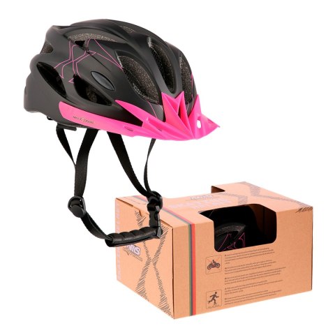 MTW291 CZARNO-RÓŻOWY ROZM. M (51-60CM) KASK NILS EXTREME NILS EXTREME MTW291 CZARNO-RÓŻOWY ROZM. M (51-60CM) KASK NILS EXTREME NILS EXTREME