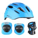 MTW01+H210 ZESTAW KASK Z OCHRANIACZAMI NIEBIESKI ROZM. XS NILS EXTREME NILS EXTREME