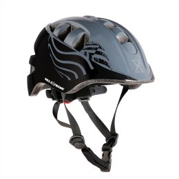 MTW08 CZARNY ROZM. S (52-56CM) KASK DZIECIĘCY NILS EXTREME NILS EXTREME