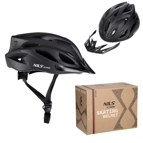 MTW291 KASK CZARNY ROZM. M (51-60CM) NILS EXTREME NILS EXTREME MTW291 KASK CZARNY ROZM. M (51-60CM) NILS EXTREME NILS EXTREME