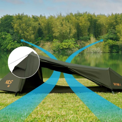NC2502 NAMIOT ULTRA LIGHT SKYAIR 2 ZIELONY NILS CAMP NILS CAMP NC2502 NAMIOT ULTRA LIGHT SKYAIR 2 ZIELONY NILS CAMP NILS CAMP