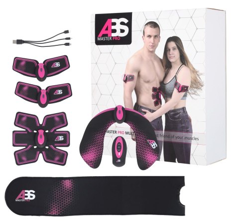 ABS MASTER PRO MULTI SET ELEKTROSTYMULATOR MIĘŚNI NN HMS HMS ABS MASTER PRO MULTI SET ELEKTROSTYMULATOR MIĘŚNI NN HMS HMS
