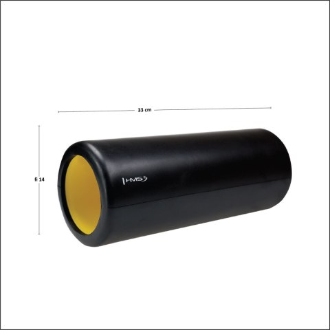 FS111 BLACK\YELLOW 33CM WAŁEK FITNESS/ROLLER HMS HMS FS111 BLACK\YELLOW 33CM WAŁEK FITNESS/ROLLER HMS HMS