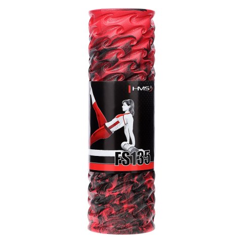 FS135 RED/BLACK 45CM WAŁEK FITNESS/ ROLLER HMS HMS FS135 RED/BLACK 45CM WAŁEK FITNESS/ ROLLER HMS HMS