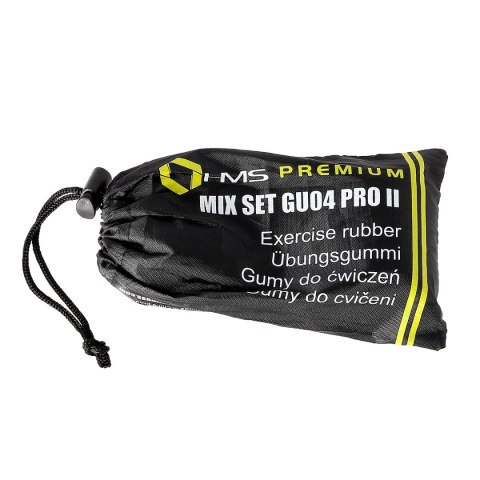GU04 PRO II SET ZESTAW GUM DO ĆWICZEŃ HMS PREMIUM HMS PREMIUM GU04 PRO II SET ZESTAW GUM DO ĆWICZEŃ HMS PREMIUM HMS PREMIUM