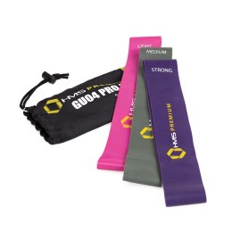 GU04 PRO SET ZESTAW GUM DO ĆWICZEŃ HMS PREMIUM HMS PREMIUM