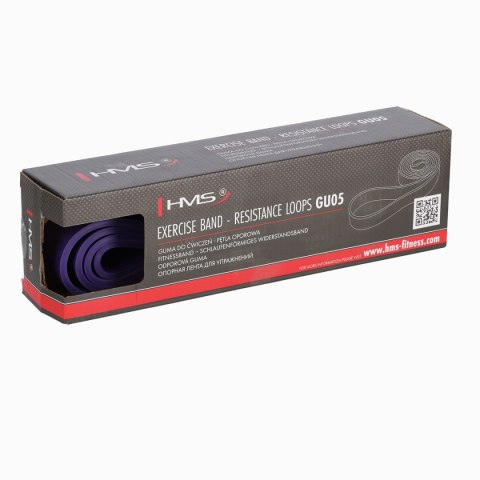 GU05 PURPLE 32 x 4.5 x 2080 MM GUMA DO ĆWICZEŃ HMS HMS GU05 PURPLE 32 x 4.5 x 2080 MM GUMA DO ĆWICZEŃ HMS HMS