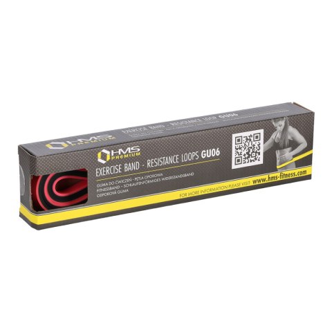 GU06 RÓŻOWO-CZARNA 13 x 5 x 2250 MM GUMA DO ĆWICZEŃ HMS HMS GU06 RÓŻOWO-CZARNA 13 x 5 x 2250 MM GUMA DO ĆWICZEŃ HMS HMS