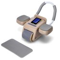 KA08 BROWN ABS AUTOMATYCZNE KOŁO DO ĆWICZEŃ MIĘŚNI BRZUCHA Z WYŚWIETLACZEM LCD I ŁADOWANIEM HMS HMS