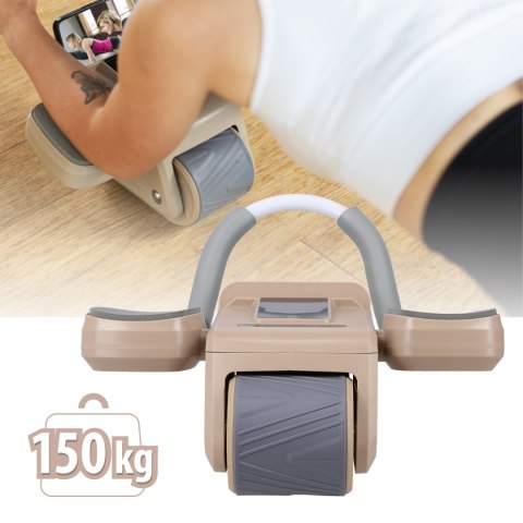 KA08 BROWN ABS AUTOMATYCZNE KOŁO DO ĆWICZEŃ MIĘŚNI BRZUCHA Z WYŚWIETLACZEM LCD I ŁADOWANIEM HMS HMS KA08 BROWN ABS AUTOMATYCZNE KOŁO DO ĆWICZEŃ MIĘŚNI BRZUCHA Z WYŚWIETLACZEM LCD I ŁADOWANIEM HMS HMS