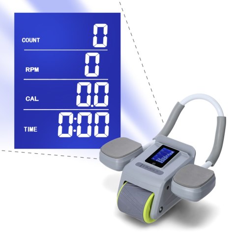 KA08 GRAY ABS AUTOMATYCZNE KOŁO DO ĆWICZEŃ MIĘŚNI BRZUCHA Z WYŚWIETLACZEM LCD I ŁADOWANIEM HMS HMS KA08 GRAY ABS AUTOMATYCZNE KOŁO DO ĆWICZEŃ MIĘŚNI BRZUCHA Z WYŚWIETLACZEM LCD I ŁADOWANIEM HMS HMS