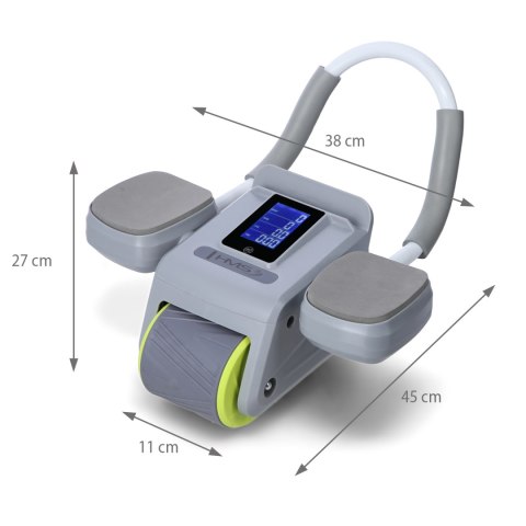 KA08 GRAY ABS AUTOMATYCZNE KOŁO DO ĆWICZEŃ MIĘŚNI BRZUCHA Z WYŚWIETLACZEM LCD I ŁADOWANIEM HMS HMS KA08 GRAY ABS AUTOMATYCZNE KOŁO DO ĆWICZEŃ MIĘŚNI BRZUCHA Z WYŚWIETLACZEM LCD I ŁADOWANIEM HMS HMS