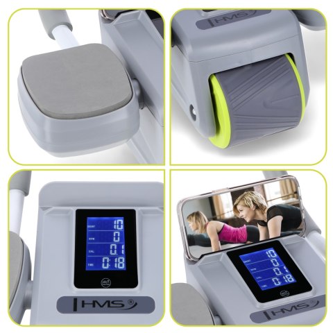 KA08 GRAY ABS AUTOMATYCZNE KOŁO DO ĆWICZEŃ MIĘŚNI BRZUCHA Z WYŚWIETLACZEM LCD I ŁADOWANIEM HMS HMS KA08 GRAY ABS AUTOMATYCZNE KOŁO DO ĆWICZEŃ MIĘŚNI BRZUCHA Z WYŚWIETLACZEM LCD I ŁADOWANIEM HMS HMS