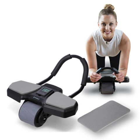 KA10 BLACK KÓŁKO ABS AUTOMATYCZNE KOŁO DO ĆWICZEŃ MIĘŚNI BRZUCHA Z PODPARCIEM HMS KA10 BLACK KÓŁKO ABS AUTOMATYCZNE KOŁO DO ĆWICZEŃ MIĘŚNI BRZUCHA Z PODPARCIEM HMS