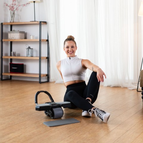 KA10 BLACK KÓŁKO ABS AUTOMATYCZNE KOŁO DO ĆWICZEŃ MIĘŚNI BRZUCHA Z PODPARCIEM HMS KA10 BLACK KÓŁKO ABS AUTOMATYCZNE KOŁO DO ĆWICZEŃ MIĘŚNI BRZUCHA Z PODPARCIEM HMS