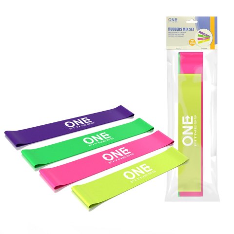 PBF SET04 ZESTAW GUM DO ĆWICZEŃ ONE FITNESS ONE FITNESS PBF SET04 ZESTAW GUM DO ĆWICZEŃ ONE FITNESS ONE FITNESS