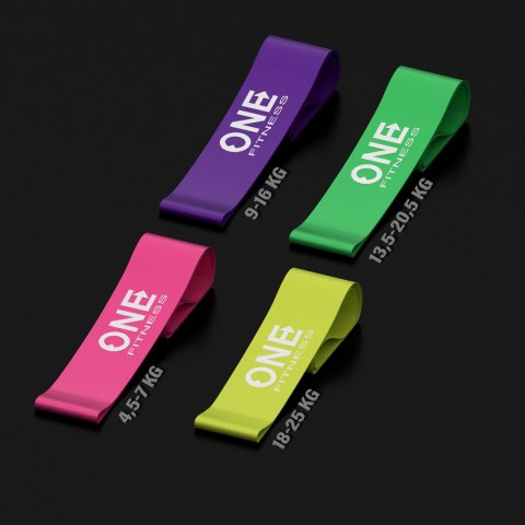 PBF SET04 ZESTAW GUM DO ĆWICZEŃ ONE FITNESS ONE FITNESS PBF SET04 ZESTAW GUM DO ĆWICZEŃ ONE FITNESS ONE FITNESS