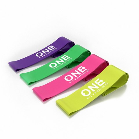 PBF SET04 ZESTAW GUM DO ĆWICZEŃ ONE FITNESS ONE FITNESS PBF SET04 ZESTAW GUM DO ĆWICZEŃ ONE FITNESS ONE FITNESS