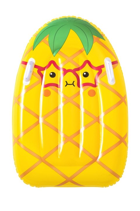 Bestway 42049 Dmuchana deseczka do pływania z uchwytami Ananas 84cm x 56cm Bestway 42049 Dmuchana deseczka do pływania z uchwytami Ananas 84cm x 56cm
