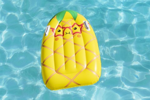 Bestway 42049 Dmuchana deseczka do pływania z uchwytami Ananas 84cm x 56cm Bestway 42049 Dmuchana deseczka do pływania z uchwytami Ananas 84cm x 56cm