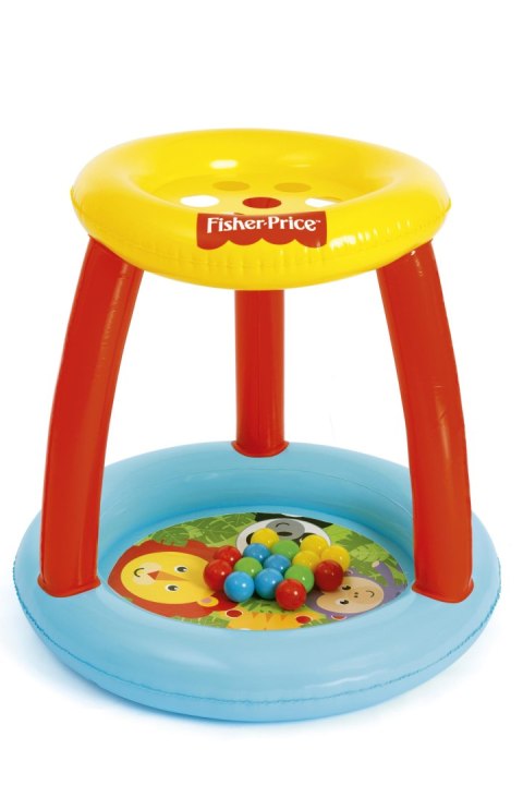 Bestway 93541 Fisher Price Basenik z daszkiem i piłkami Animal Friends Bestway 93541 Fisher Price Basenik z daszkiem i piłkami Animal Friends
