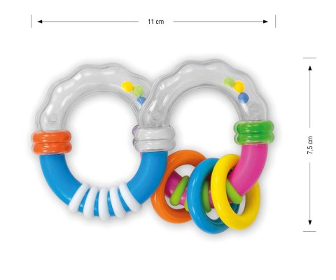 Grzechotka Ósemka - Shaped 8 rattle - 0581 Grzechotka Ósemka - Shaped 8 rattle - 0581