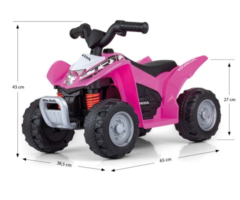 Milly Mally Pojazd na akumulator Quad HONDA ATV Pink Milly Mally Pojazd na akumulator Quad HONDA ATV Pink
