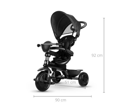 Qplay Rowerek Trójkołowy Cosy Black Qplay Rowerek Trójkołowy Cosy Black