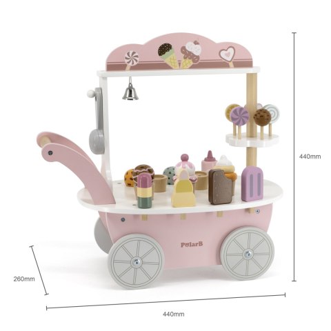 Viga 44054 PolarB Wózek - Mini Lodziarnia Viga 44054 PolarB Wózek - Mini Lodziarnia