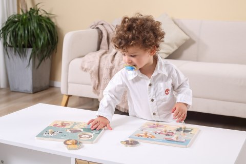 Viga 44068 PolarB Puzzle z uchwytami - zwierzęta Viga 44068 PolarB Puzzle z uchwytami - zwierzęta