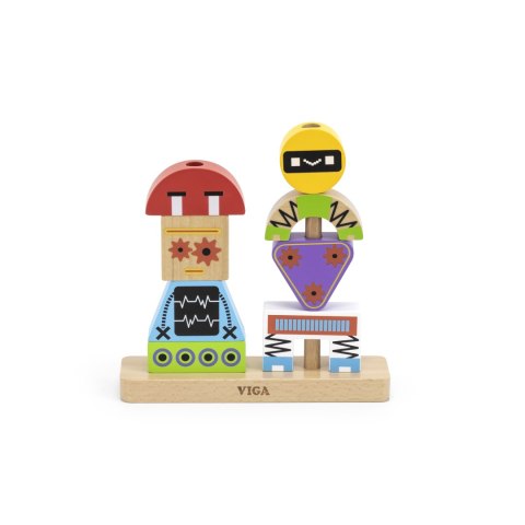 Viga 44652 Klocki do ukladania - Roboty Viga 44652 Klocki do ukladania - Roboty
