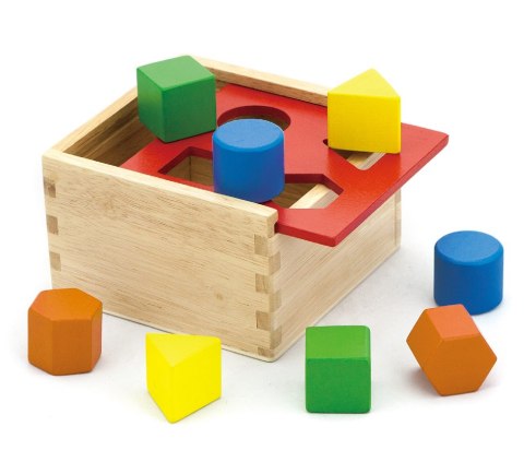 Viga 50844 Klocki z sorterem kształtów - figury geometryczne Viga 50844 Klocki z sorterem kształtów - figury geometryczne