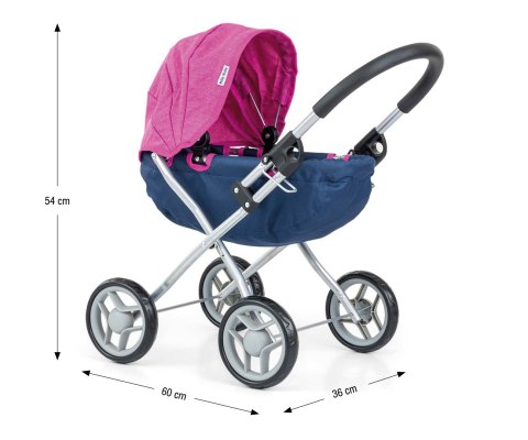 Wózek dla lalek Dori Prestige Navy Wózek dla lalek Dori Prestige Navy
