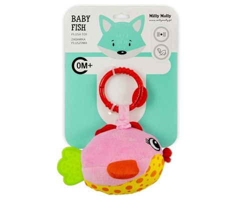 Zawieszka pluszowa Rybka - Baby fish - 2882 PINK Zawieszka pluszowa Rybka - Baby fish - 2882 PINK