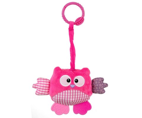 Zawieszka pluszowa Sówka - Cutie owl - 2881 PINK Zawieszka pluszowa Sówka - Cutie owl - 2881 PINK