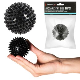 BLP01 BLACK LACROSSE PIŁKA Z KOLCAMI DO MASAŻU HMS HMS