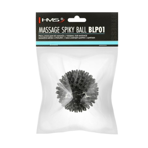 BLP01 BLACK LACROSSE PIŁKA Z KOLCAMI DO MASAŻU HMS HMS BLP01 BLACK LACROSSE PIŁKA Z KOLCAMI DO MASAŻU HMS HMS