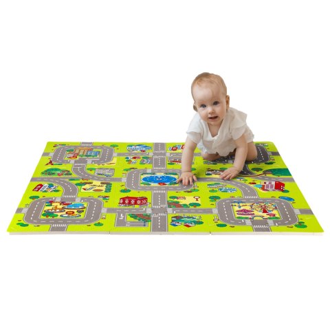 MD02 MATA DZIECIĘCA PUZZLE CARS 9 ELEMENTÓW 90x90CM NILS FUN NILS FUN MD02 MATA DZIECIĘCA PUZZLE CARS 9 ELEMENTÓW 90x90CM NILS FUN NILS FUN