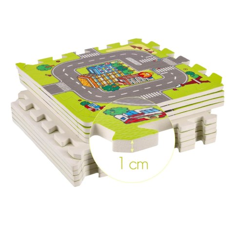 MD02 MATA DZIECIĘCA PUZZLE CARS 9 ELEMENTÓW 90x90CM NILS FUN NILS FUN MD02 MATA DZIECIĘCA PUZZLE CARS 9 ELEMENTÓW 90x90CM NILS FUN NILS FUN