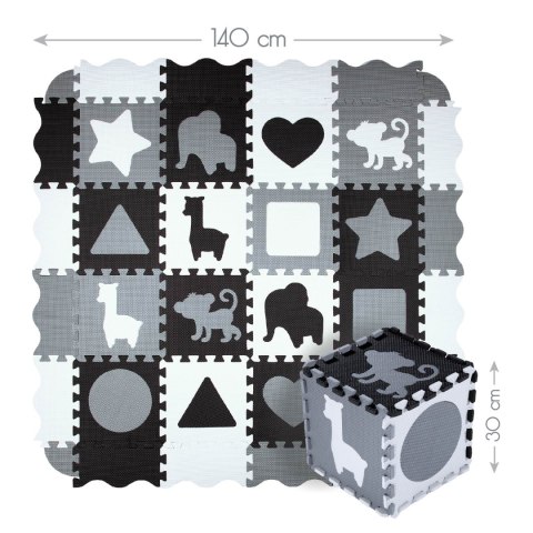 MD03 MATA DZIECIĘCA PUZZLE KOJEC GRAY 36 ELEMENTÓW 140x140CM NILS FUN NILS FUN MD03 MATA DZIECIĘCA PUZZLE KOJEC GRAY 36 ELEMENTÓW 140x140CM NILS FUN NILS FUN