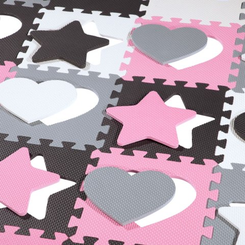 MD03 MATA DZIECIĘCA PUZZLE KOJEC PINK HEARTS 36 ELEMENTÓW 140x140CM NILS FUN NILS FUN MD03 MATA DZIECIĘCA PUZZLE KOJEC PINK HEARTS 36 ELEMENTÓW 140x140CM NILS FUN NILS FUN
