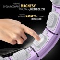 HHM13 HULA HOP VIOLET Z MAGNESAMI I OBCIĄŻNIKIEM + LICZNIK HMS HMS