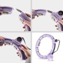 HHM13 HULA HOP VIOLET Z MAGNESAMI I OBCIĄŻNIKIEM + LICZNIK HMS HMS
