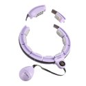 HHM13 HULA HOP VIOLET Z MAGNESAMI I OBCIĄŻNIKIEM + LICZNIK HMS HMS